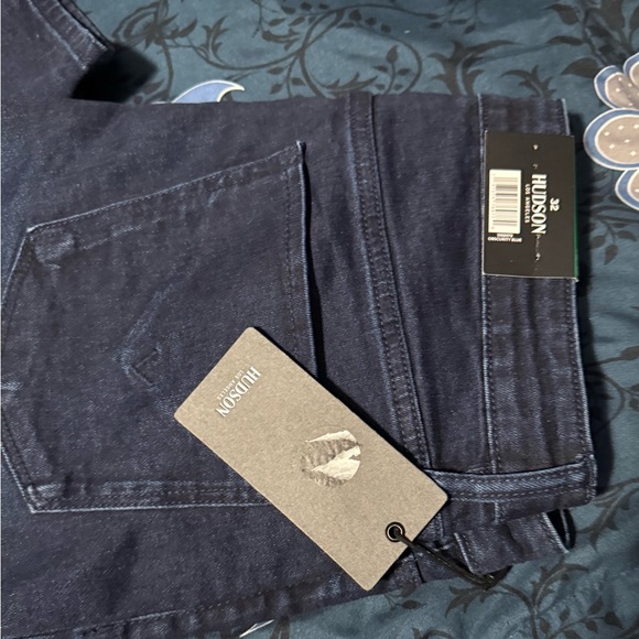 Hudson Jeans Womens 12 Obscurity Blue Midrise Straight Stretch Denim 12/32 - Picture 3 of 4